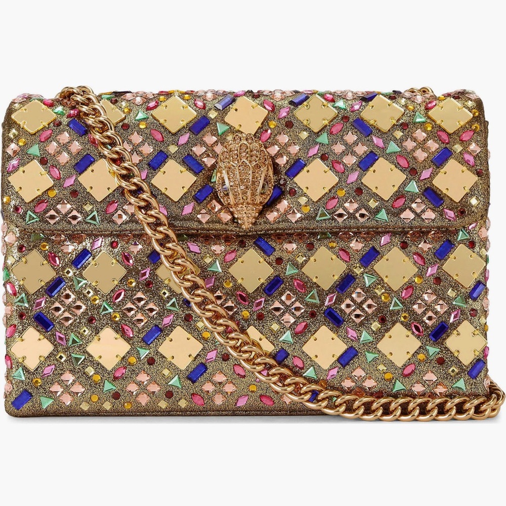Embellished Multicolor Designer Clutch